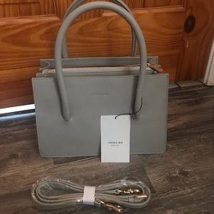 NWT Angela Roi Eleanor Satchel Vegan Purse